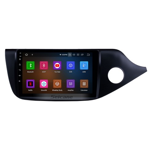 Android 12.0 9 pouces 2012-2017 Kia ceed RHD Navigation GPS Radio Bluetooth Musique MP4 Wifi HD Écran tactile 1080P Vidéo USB Prise en charge Carplay Lecteur DVD 4G