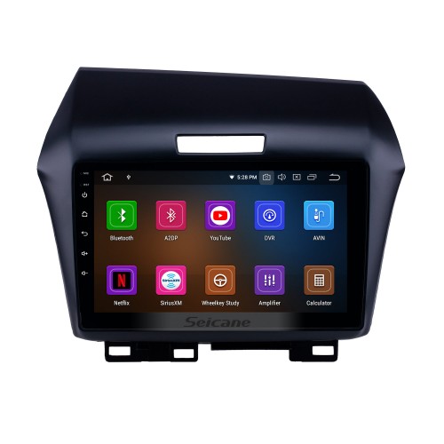 9 pouces Android 12.0 Radio de navigation GPS pour 2013 Honda Jade avec écran tactile HD Carplay AUX WIFI support Bluetooth DVR OBD2 TPMS