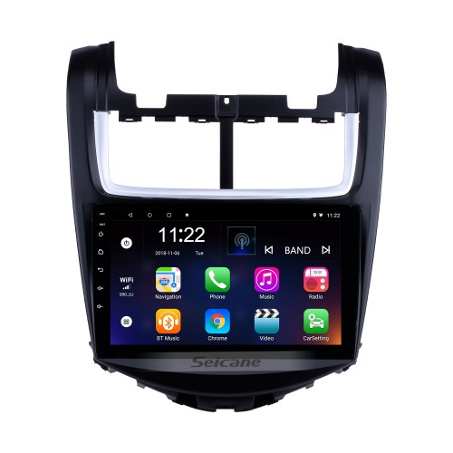 Système de navigation OEM de 9 pouces Android 13.0 Radio pour 2014 Chevy Chevrolet Aveo 1024 * 600 Écran tactile Lecteur MP5 Tuner TV Télécommande Bluetooth musique
