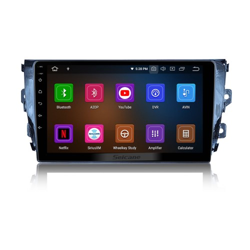 Carplay 10,1 pouces Android 13.0 pour 2014 zotye T600 Radio de navigation GPS avec prise en charge de l&#39;écran tactile Bluetooth HD Caméra TPMS DVR DAB +