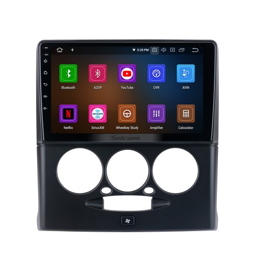 Android 13.0 HD Écran tactile 9 pouces pour 2015-2018 Autoradio Sepah Pride avec système de navigation GPS Bluetooth Carplay climatiseur manuel