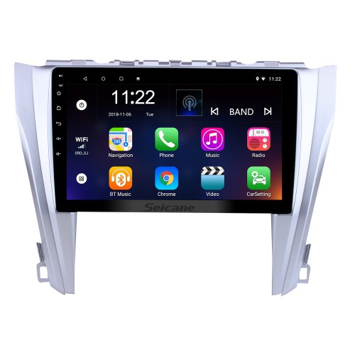 10,1 pouces Android 13.0 système de navigation GPS Radio pour 2015 2016 2017 Toyota Camry commande au volant Bluetooth HD écran tactile tuner TV vue arrière