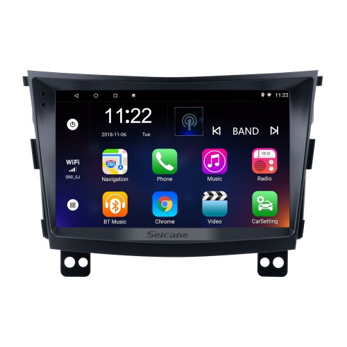 Android 13.0 HD Écran tactile 9 pouces 2015 SSANG YONG Tivolan Radio Système de navigation GPS avec prise en charge Bluetooth Carplay