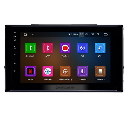 8 pouces Android 12.0 Radio de navigation GPS pour 2017-2019 Toyota Corolla Bluetooth Wifi HD Écran tactile Musique Carplay Prise en charge USB DVR Télévision numérique 1080P Vidéo