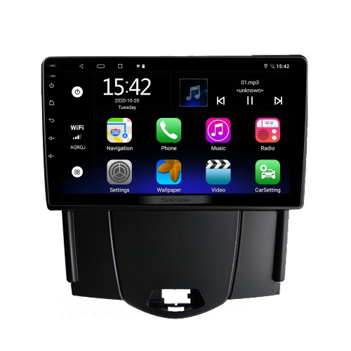 9 pouces Android 13.0 pour BYD F3 2014-2015 Radio Système de navigation GPS avec écran tactile HD Prise en charge Bluetooth Carplay OBD2