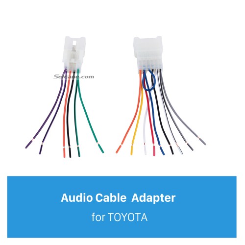 Auto Car Sound Plug Adapter Câble audio pour TOYOTA Universal / BYD F3