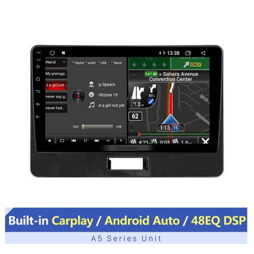 10,1 pouces Android 13.0 pour 2014-2019 SUZUKI WAGON R Radio de navigation GPS avec Bluetooth HD Écran tactile Prise en charge WIFI TPMS DVR Carplay Caméra de recul DAB+