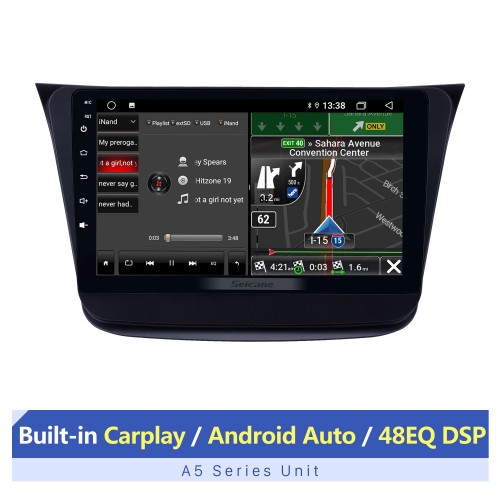 OEM 9 pouces Android 13.0 Radio pour 2019 Suzuki WAGON-R Bluetooth HD Écran tactile Navigation GPS AUX Prise en charge USB Carplay DVR OBD Caméra de recul