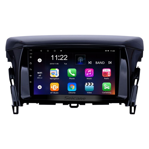 OEM 9 pouces Android 13.0 Radio pour 2018 Mitsubishi Eclipse Bluetooth WIFI HD Écran tactile Prise en charge de la navigation GPS Carplay DVR TV numérique