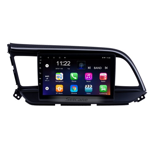 Android 13.0 9 pouces radio de navigation GPS à écran tactile pour 2019 Hyundai Elantra LHD avec support USB WIFI Bluetooth AUX Carplay SWC caméra de recul