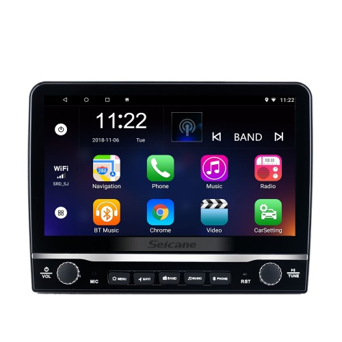 OEM 10,1 pouces Android 13.0 pour autoradio universel avec support du système de navigation GPS à écran tactile Bluetooth HD Carplay DAB +