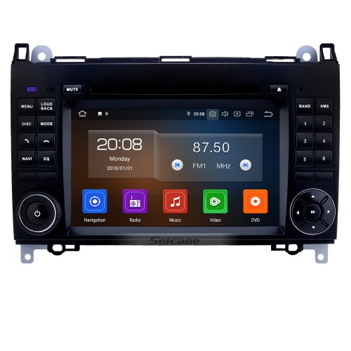 Radio de navigation GPS Android 11.0 9 pouces pour 2000-2015 VW Volkswagen Crafter Mercedes Benz Viano / Vito / Classe B B55 / Sprinter / A Classe A160 avec prise en charge de l&amp;#39;écran tactile WiFi Bluetooth Carplay DVR