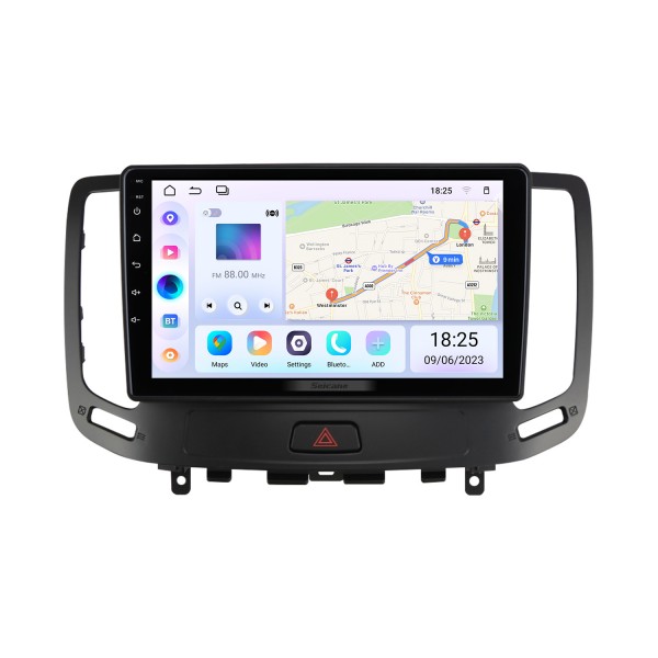 9 pouces Android 14.0 pour 2006 2007 2008-2014 Système de navigation GPS stéréo INFINITI G avec prise en charge de l'écran tactile Bluetooth Caméra de recul