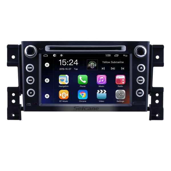 OEM 7 pouces Android 9.0 pour 2006 2007 2008 2009 2010 Suzuki Grand Vitara Radio Bluetooth HD tactile système de navigation GPS support Carplay