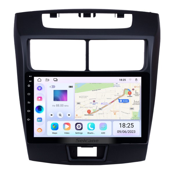 2010-2016 Toyota Avanza 9 pouces HD écran tactile Android 14.0 Radio avec système de navigation GPS USB Musique WIFI Bluetooth Mirror Link prise en charge DVR Commande au volant OBD2 TPMS 1080P