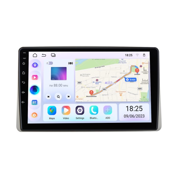 OEM 10,1 pouces Android 13.0 pour 2019 2020 2021+ RENAULT ARKANA Radio Bluetooth HD Écran tactile Système de navigation GPS compatible Carplay DAB+