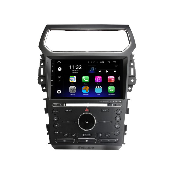 10,1 pouces Android 13.0 pour 2018 Ford Explorer Système de navigation GPS stéréo avec prise en charge de l'écran tactile Bluetooth Caméra de recul