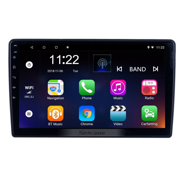 Pour 2012 Honda Brio Radio 10.1 pouces Android 13.0 HD Système de navigation GPS à écran tactile avec prise en charge Bluetooth Carplay OBD2