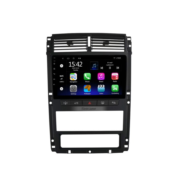 Android 13.0 HD Écran tactile 9 pouces pour 2006-2007 PEUGEOT 405 Radio Système de navigation GPS avec prise en charge Bluetooth Carplay Caméra arrière