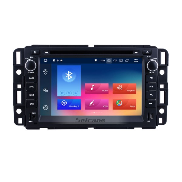 OEM 2007-2013 GMC Yukon Tahoe Acadia Chevy Chevrolet Tahoe Suburban Buick Enclave Android 9.0 Suppression de la radio avec autoradio GPS Navigation Système A/V de voiture 1024*600 Écran capacitif multi-touch Lien miroir OBD2 3G WiFi