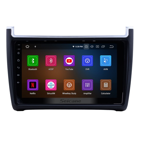 2012-2015 VW Volkswagen POLO 9 pouces Android 13.0 HD 1024*600 Radio à écran tactile Navigation GPS Bluetooth Musique Audio USB WIFI 1080P Lien miroir Caméra de recul SWC Carplay