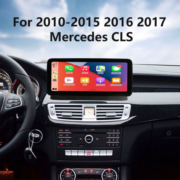 Carplay 12,3 pouces Android auto HD Écran tactile Android 11.0 pour 2010-2015 2016 2017 Mercedes CLS W218 CLS300 CLS350CLS 550 CLS250 CLS500 CLS220 CLS320 CLS260 CLS400 Radio Système de navigation GPS Bluetooth