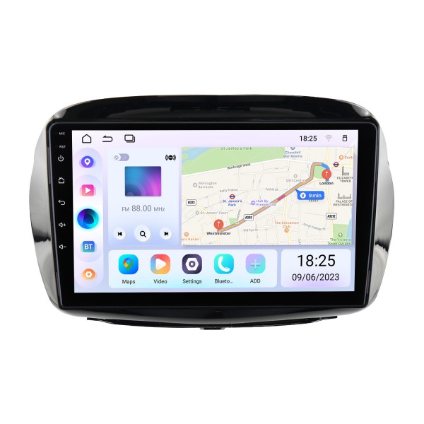 Écran tactile HD de 10,1 pouces pour 2004 2005 2006-2009 HONDA EDIX GPS Navi Bluetooth Support de réparation d'autoradio HD TV numérique