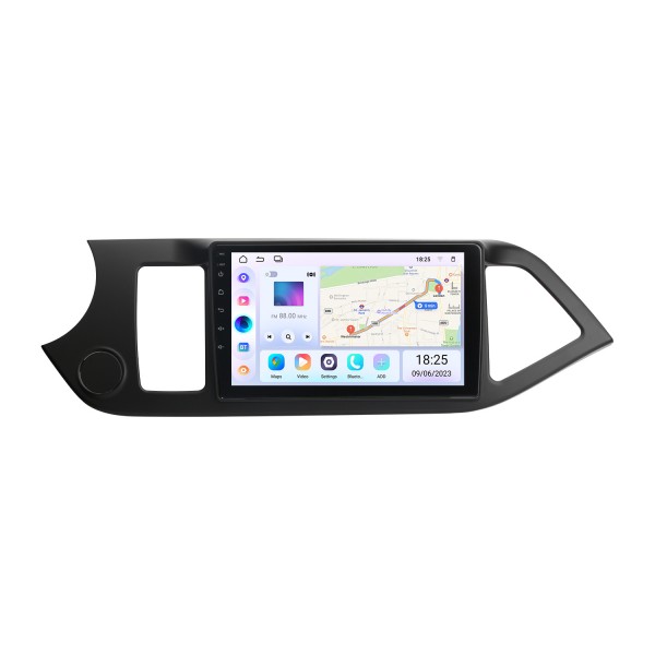 Radio GPS Android 14.0 de 9 pouces pour KIA PICANTO matin, écran tactile, système de navigation Bluetooth, lien miroir, 2011 – 2014