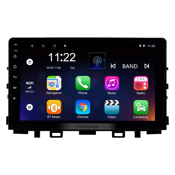Android 13.0 Radio de navigation GPS à écran tactile HD de 9 pouces pour 2017 2018 2019 Kia Rio avec prise en charge Bluetooth USB WIFI Carplay Digital TV Mirror Link