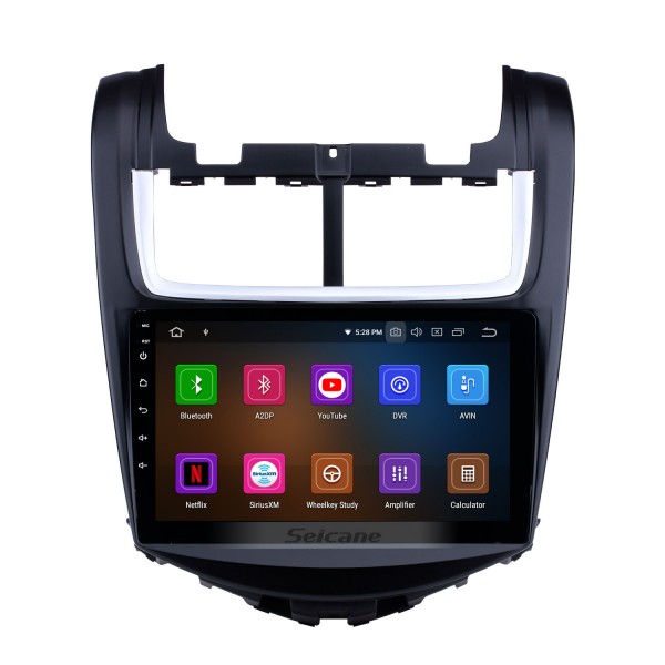 Seicane S09107 Android 4.4.4 GPS Radio pour 2011 Chevy Chevrolet Aveo avec HD 1024*600 Ecran tactile Quad-core CPU CANBUS OBD2 Bluetooth système de navigation Lien Miroir Lecteur DVD DVR Caméra de recul TV Vidéo WIFI USB SD 