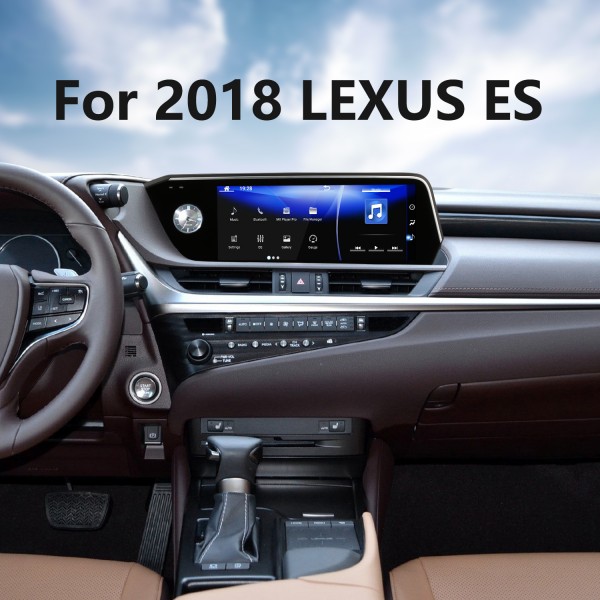 Écran tactile HD 12,3 pouces pour 2012 2013 2014 2015 2016 2017 LEXUS ES Android 13.0 Radio de navigation GPS avec prise en charge Bluetooth Carplay TPMS DAB+ OBD2