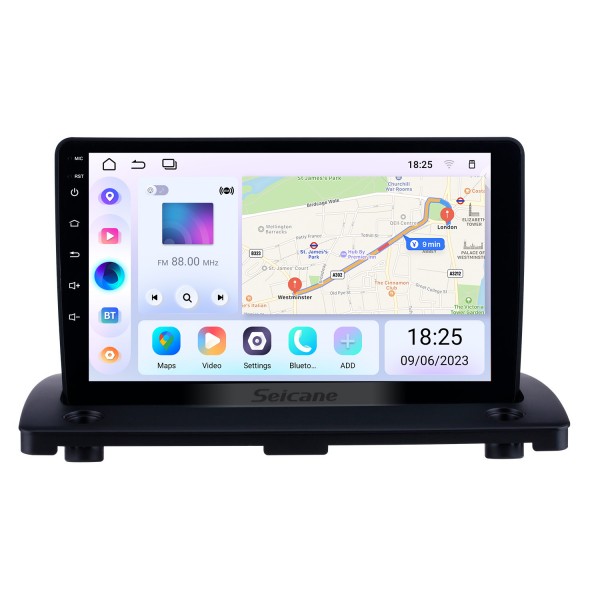 pour 2004-2014 Volvo XC90 Android 13.0 Radio à écran tactile HD 9 pouces Navigation GPS avec prise en charge Bluetooth WIFI USB DVR OBD2 TPMS Caméra de recul