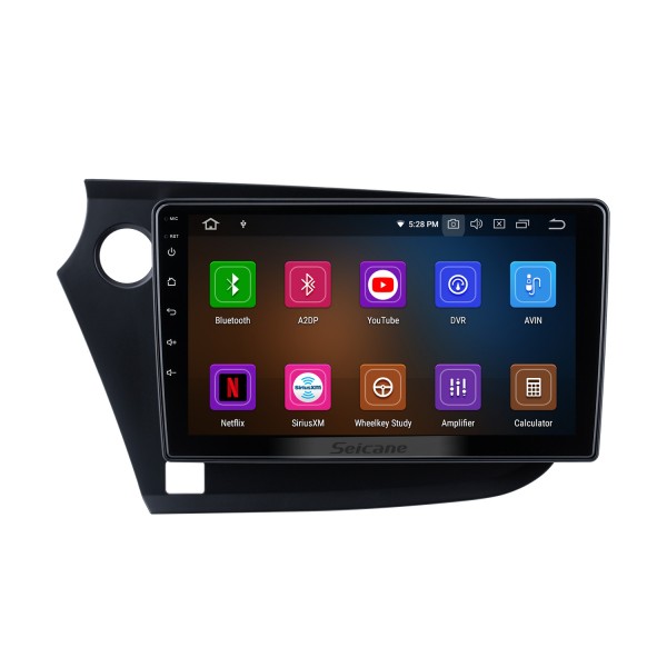 Andriod 13.0 HD Écran tactile 9 pouces 2009 Honda Insight Autoradio à conduite à gauche Système de navigation GPS avec prise en charge Bluetooth Carplay