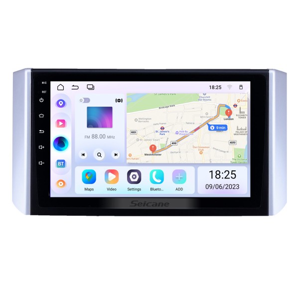 2017-2018 Mitsubishi Xpander 9 pouces Android 13.0 HD Écran tactile Bluetooth Navigation GPS Radio Prise en charge USB AUX Carplay WIFI Mirror Link TPMS