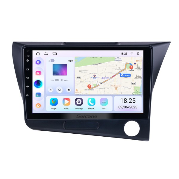 OEM 9 pouces Android 14.0 pour 2010 Radio Honda CRZ avec système de navigation GPS à écran tactile Bluetooth HD prenant en charge Carplay TPMS
