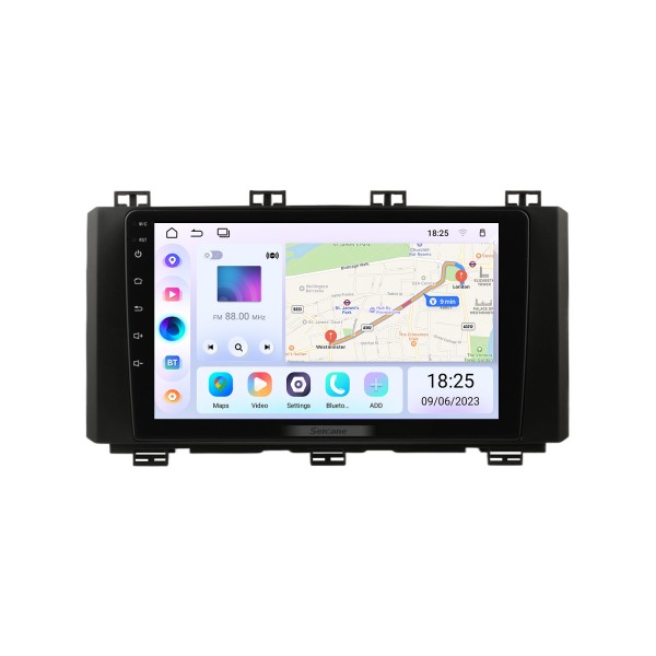 9 pouces Android 14.0 pour 2016-2021 SEAT ATECA Radio de navigation GPS avec écran tactile Bluetooth HD Prise en charge WIFI TPMS DVR Carplay Caméra de recul DAB+