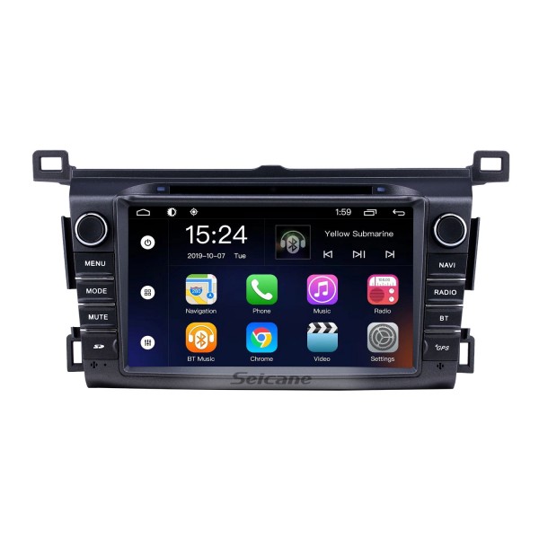 8 pouces Android 9.0 pour 2006 2007 2008-2013 Radio Toyota RAV4 avec système de navigation GPS à écran tactile HD Prise en charge Bluetooth Carplay