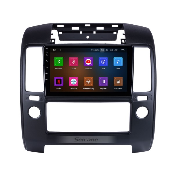 OEM Android 13.0 pour 2006-2012 Nissan NAVARA Radio avec Bluetooth 9 pouces HD Système de navigation GPS à écran tactile Prise en charge de Carplay DSP