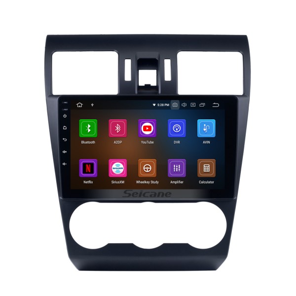 Écran tactile HD 2014 2015 2016 Subaru Forester Android 13.0 Radio de navigation GPS 9 pouces Bluetooth USB Carplay WIFI Musique Prise en charge AUX TPMS SWC OBD2 TV numérique