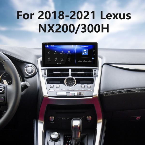 Écran tactile HD pour 2018 2019 2020 2021 LEXUS NX200 300H 10,25 pouces Android 13.0 Radio de navigation GPS avec prise en charge Bluetooth Carplay TPMS DAB+ OBD2