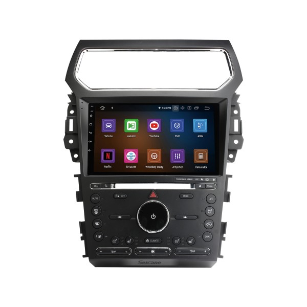 10,1 pouces Android 13.0 pour 2018 Ford Explorer Radio de navigation GPS avec prise en charge de l&amp;#39;écran tactile Bluetooth HD TPMS DVR Caméra Carplay DAB +