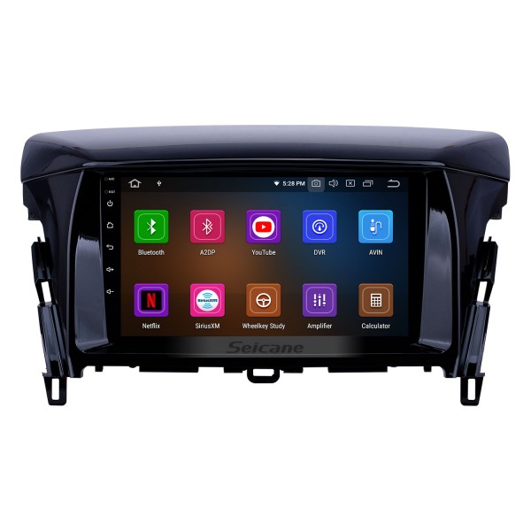 2018 Mitsubishi Eclipse Android 13.0 Radio de navigation GPS 9 pouces Bluetooth HD Écran tactile Prise en charge USB Carplay TV numérique DAB +