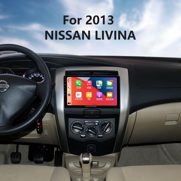 10.1 &amp;amp;quot;Android 13.0 HD Radio Aftermarket à écran tactile pour 2013 NISSAN LIVINA avec prise en charge Carplay GPS Bluetooth Commande au volant de la caméra AHD