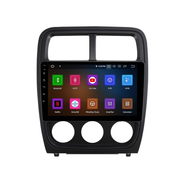 Écran tactile HD 9 pouces Android 13.0 pour 2010-2012 DODGE CALIBER Radio Système de navigation GPS Prise en charge Bluetooth Carplay Caméra de recul