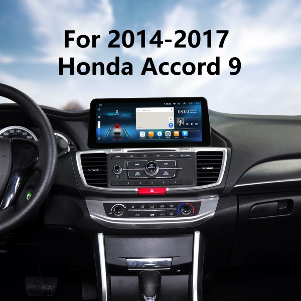 12,3 pouces Android 12.0 pour 2008 2009-2013 Honda Accord 8 2011 2012 Système de navigation GPS stéréo Honda Crosstour avec prise en charge de l'écran tactile Bluetooth Caméra de recul