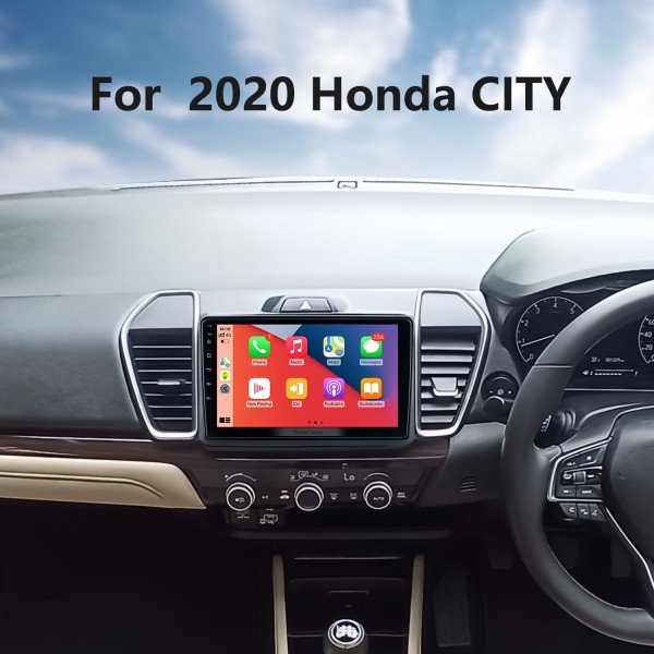 OEM 9 pouces Android 14.0 pour 2020 Honda CITY Radio avec système de navigation GPS à écran tactile Bluetooth HD prend en charge Carplay DAB +
