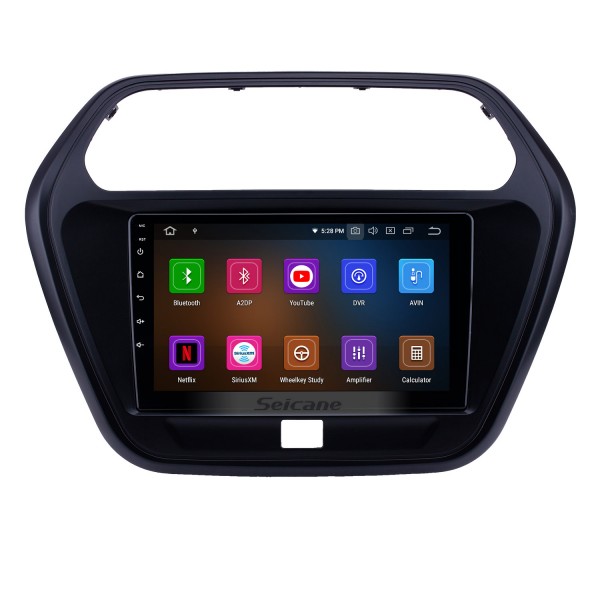 Android 13.0 9 pouces Radio de navigation GPS pour 2015 Mahindra TUV300 avec écran tactile HD Carplay Bluetooth WIFI Prise en charge AUX Mirror Link OBD2 SWC