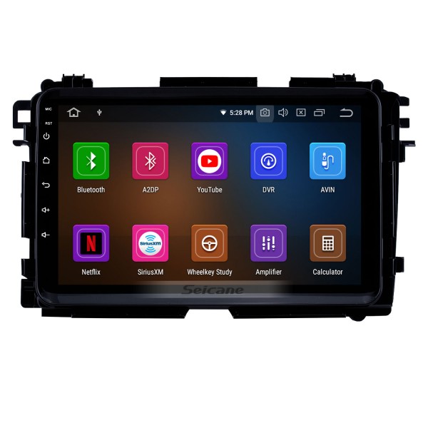Android 13.0 9 pouces 2015-2017 HONDA XRV Radio Bluetooth Navigation GPS Prise en charge du système Carplay OBD2 Didital TV Mirror Link Commande au volant 4G WIFI