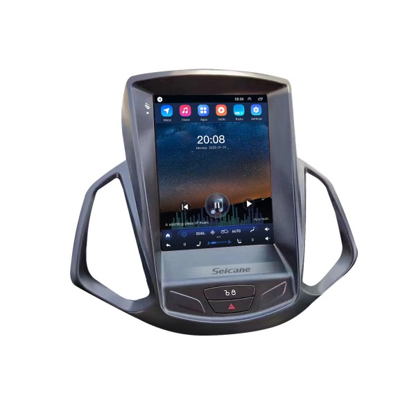9,7 pouces Android 10.0 pour 2013-2017 Ford Ecosport Radio Système de navigation GPS avec écran tactile Bluetooth HD Prise en charge de Carplay Caméra 360 °