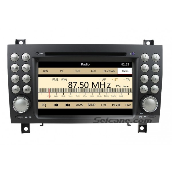 Lecteur DVD de voiture pour Mercedes-Benz SLK avec GPS Radio TV Bluetooth